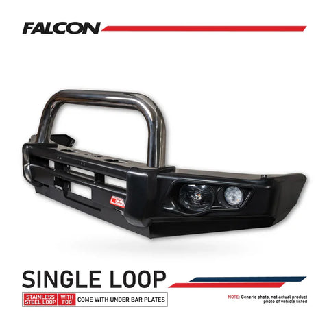 Falcon Bar 707-01 Single Stainless Loop