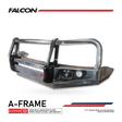 Ranger PK 2009-2011 707-02A Alloy Falcon Bull Bar A-Frame Package (LED Foglight) - SKU MCC-05002-702AWFOGUP