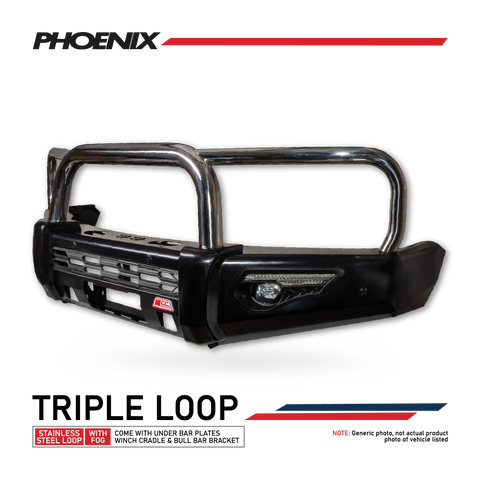 Phoenix Bar 808-01 Triple Stainless Loops