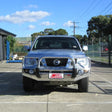 Navara D40 2011-2015 707-01A Alloy Falcon Bull Bar Triple Loops Package (LED Foglight) - SKU MCC-03007-701AWFOGUP