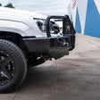 Amarok 2011-2022 707-02 Falcon Bull Bar Black A-Frame Package (LED Foglight) - SKU MCC-04001-702FOGUP