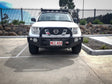 Navara D40 2011-2015 707-01 Falcon Bull Bar Single Black Loops Package (LED Foglight) - SKU MCC-03007-701SBLFOGUP