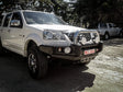 Great Wall V200 V240 2009-2019 707-01 Falcon Bull Bar Single Stainless Loops Package (LED Foglight) - SKU MCC-11001-701SSLFOGUP
