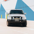 Navara D40 2005-2010 707-01 Falcon Bull Bar Single Black Loops Package (LED Foglight) - SKU MCC-03006-701SBLFOGUP