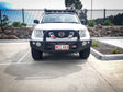 Navara D40 2005-2010 707-01 Falcon Bull Bar Single Black Loops Package (LED Foglight) - SKU MCC-03006-701SBLFOGUP