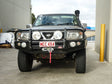 GU Patrol Y61 1997-2005 707-02 Falcon Bull Bar A-Frame Package (LED Foglight) - SKU MCC-03003-702FOGUP