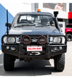 Hilux LN105/LN106 (Live) 1988-1997 707-02 Falcon Bull Bar A-Frame Package (LED Foglight) - SKU MCC-01000-702FOG