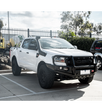 Ranger/Everest Non Tech PX 2 2016-2018 707-02 Falcon Bull Bar Black A-Frame Package (LED Foglight) - SKU MCC-05006-702FOGUP