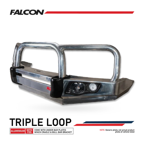 05001-Aluminium Falcon Bar 707-01AW Triple Loop