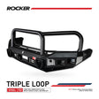 Land Cruiser 300 Series 2022-On 078-02SQ Rocker Bull Bar Triple Loop Package - SKU MCC-01023-7802SQUP