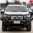 Pajero Sport QE 2015-2020 078-02SQ Rocker Bull Bar Triple Loops Package - SKU MCC-02010-7802SQUP