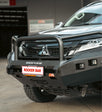 Pajero Sport QE 2015-2020 078-02SQ Rocker Bull Bar Triple Loops Package - SKU MCC-02010-7802SQUP