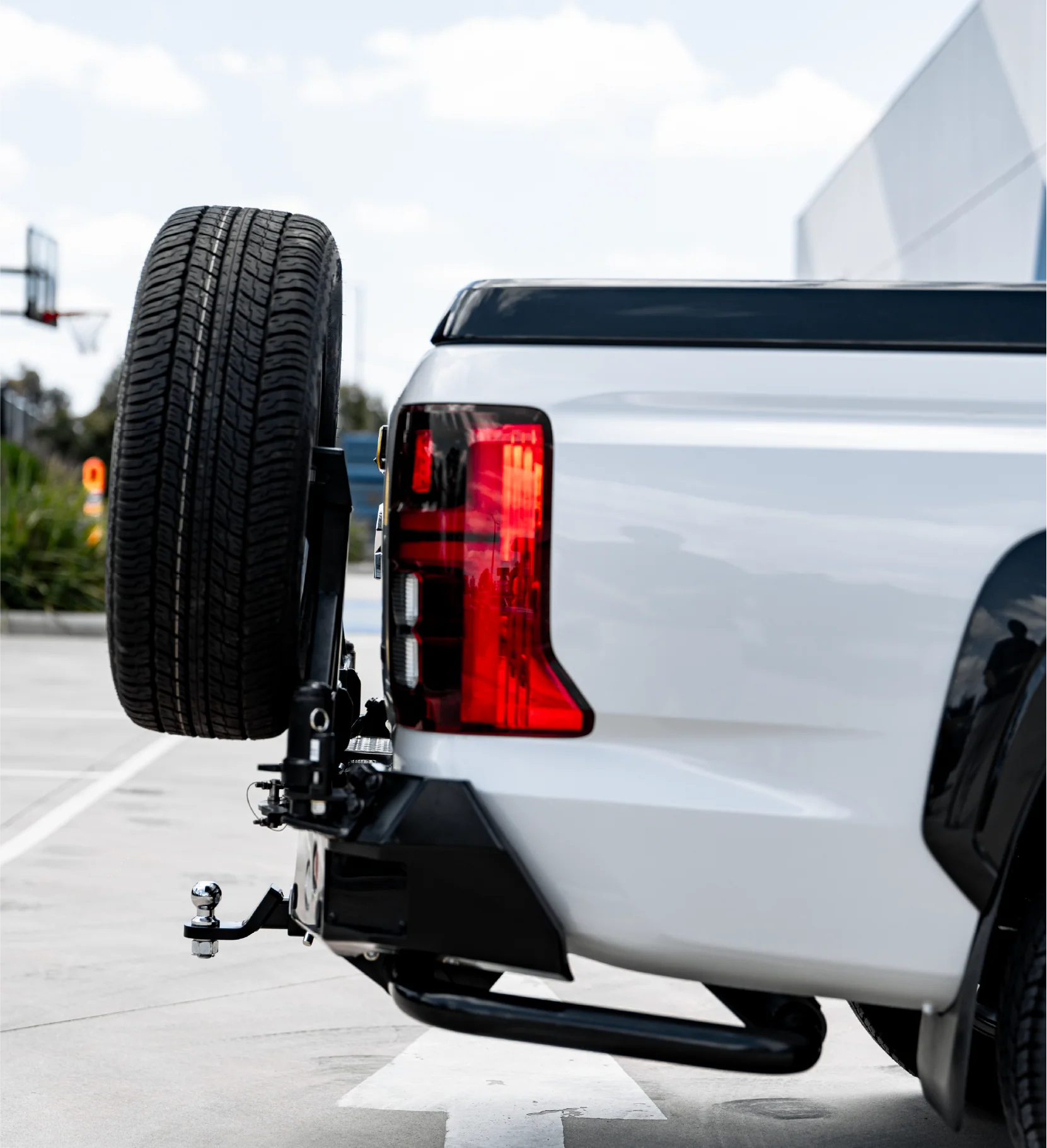 Triton MV 2024-On 022-02 Rear Wheel Carrier Single Jerry Can Holder Package - SKU MCC-02013-202PK2