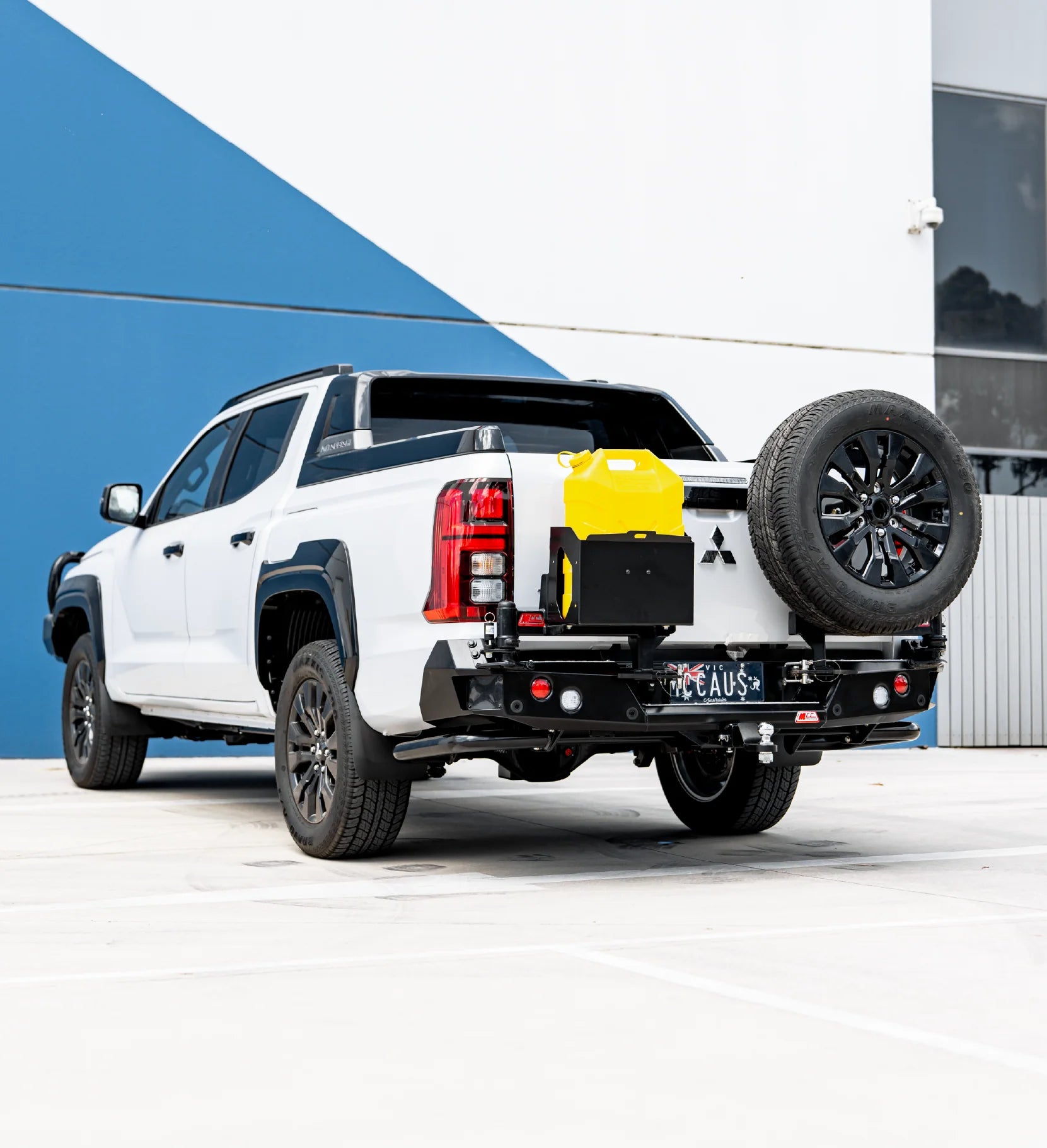 Triton MV 2024-On 022-02 Rear Wheel Carrier Single Jerry Can Holder Package - SKU MCC-02013-202PK2