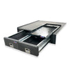 Triton MV 2024-On 4402 Galvanised Steel Carpet Dual Drawer System with Medium Fridge Slide Package - SKU MCC-02013-4402M