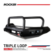 Hilux 2020-On 078-02 Rocker Bull Bar Triple Loops Package - SKU MCC-01021-7802SQUP
