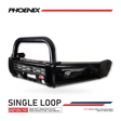 Triton MR 2019-On 808-01 Phoenix Bull Bar Single Black Loops Package - SKU MCC-02011-801SBLUP