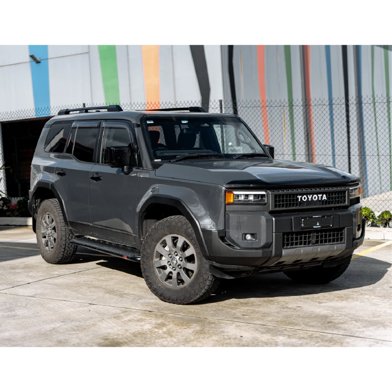 Prado 250 2024-On 030-09BSBK All Black Side Step Package - SKU MCC-01025-309BSBK