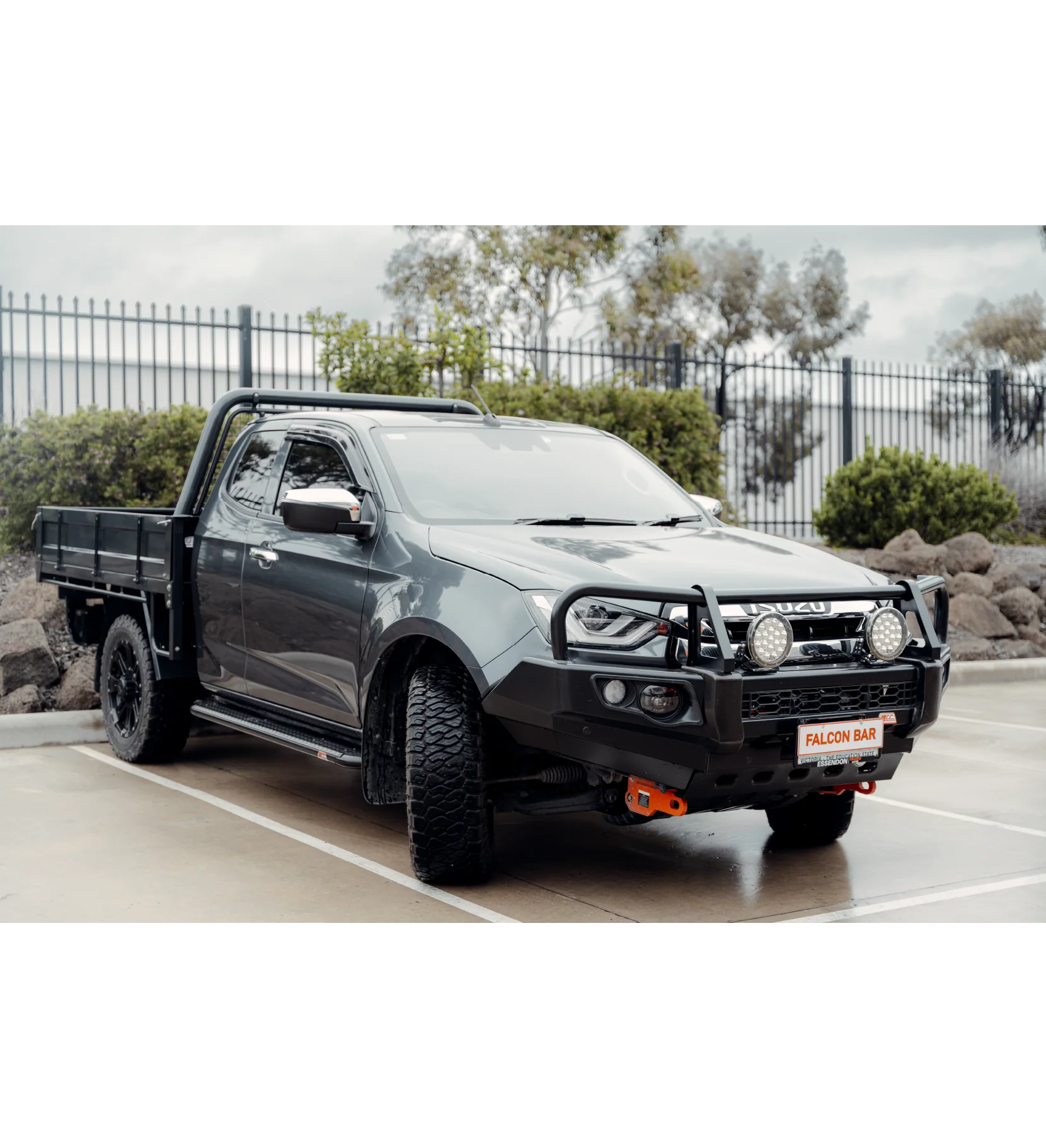 BT50 FT 2021-On 030-09BSBK All Black Side Step Package - SKU MCC-06004-309BSBK