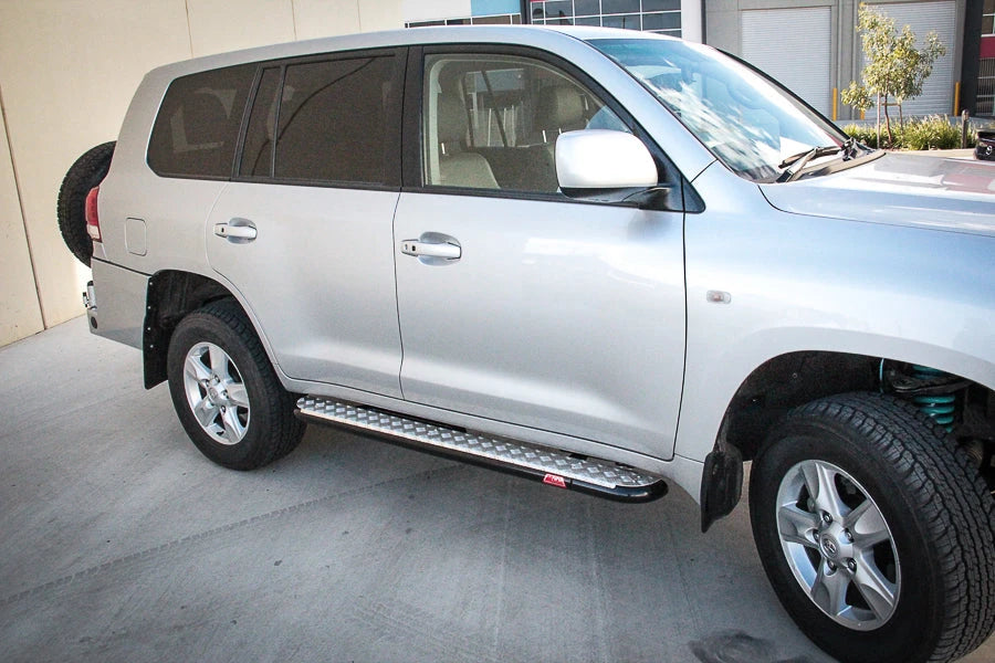 Land Cruiser 200 Series Prefacelift 2007-On 030-09SBS All Sand Black Side Step Package - SKU MCC-01008-309SBS