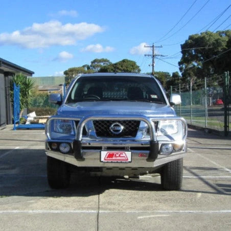 Navara D40 2011-2015 707-01A Alloy Falcon Bull Bar Triple Loops Package (No Foglight) - SKU MCC-03007-701AW