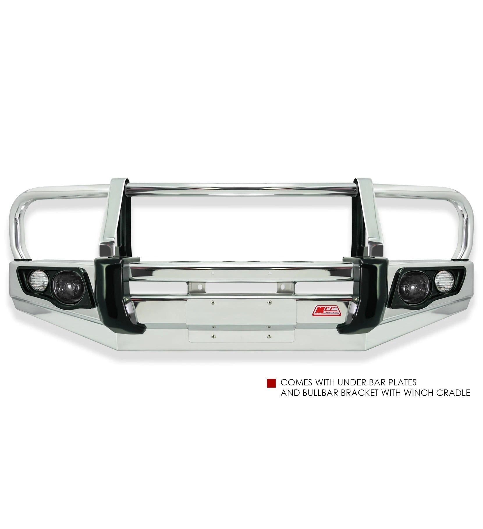 Dmax RG 2020-Present 707-02A Alloy Falcon Bull Bar A-Frame Package (No Foglight) - SKU MCC-08007-702AW