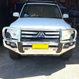 Pajero NS NX NT NW 2006-2021 707-02A Alloy Falcon Bull Bar A-Frame Package (LED Foglight) - SKU MCC-02004-702A