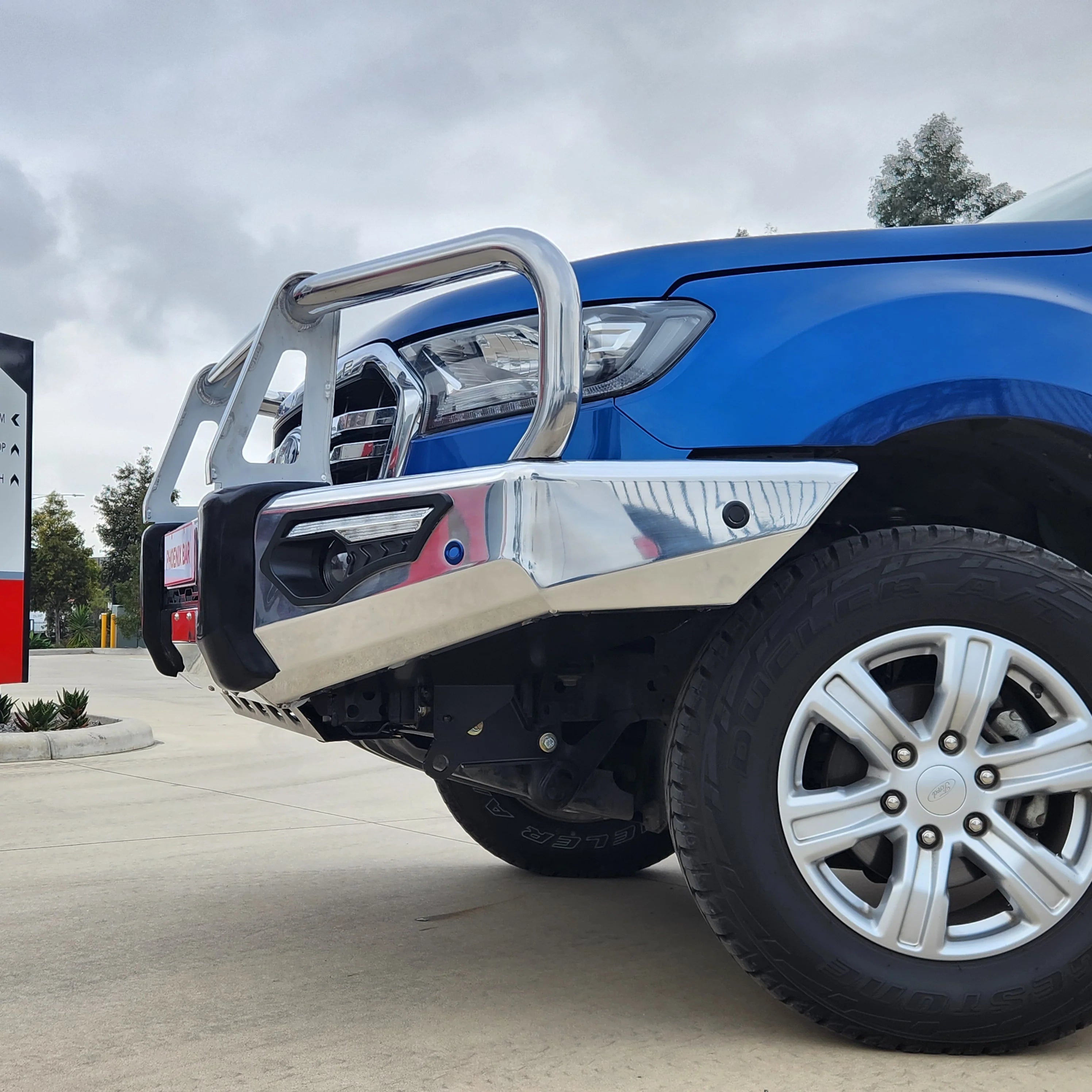 Ranger/Everest Tech Pack PX3 2019-2021 808-02A Alloy Phoenix Bull Bar A-Frame Package - SKU MCC-05009-802AWUP