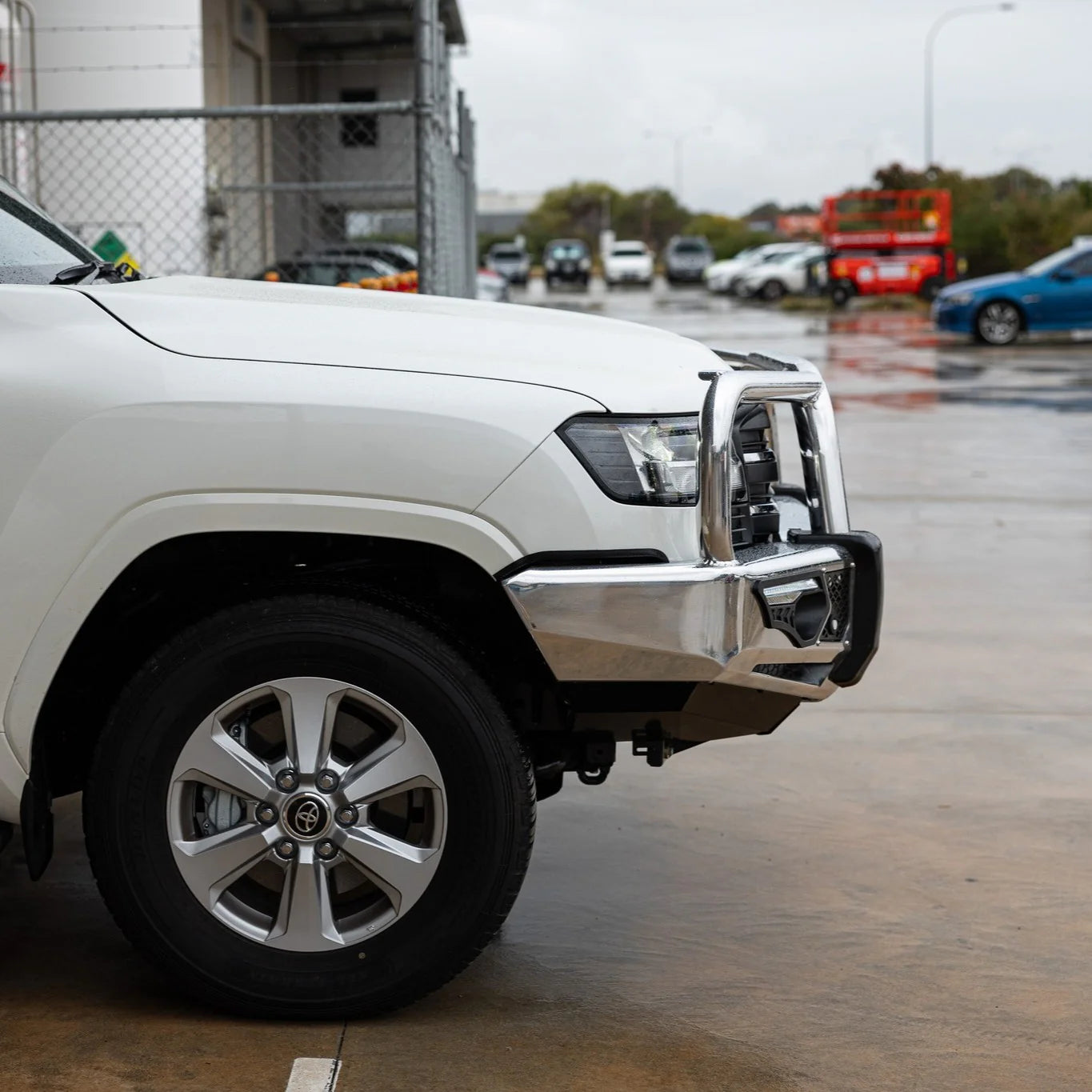 Land Cruiser 300 series 2022-On 808-01A Alloy Phoenix Bull Bar Triple Loops Package - SKU MCC-01023-801AWUP