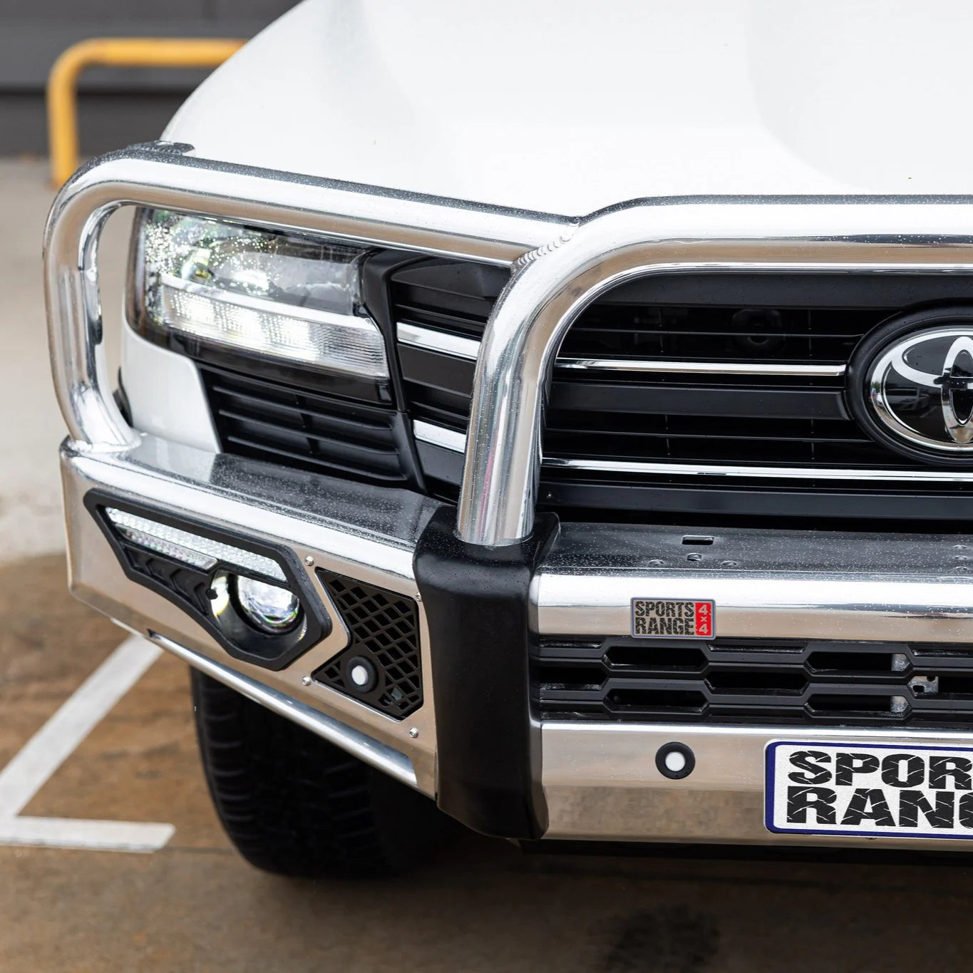 Land Cruiser 300 series 2022-On 808-01A Alloy Phoenix Bull Bar Triple Loops Package - SKU MCC-01023-801AWUP