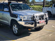 Land Cruiser 200 Series Prefacelift 2007-2015 808-02A Alloy Phoenix Bull Bar Black A-Frame Package - SKU MCC-01008-802AW