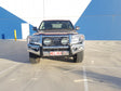 Land Cruiser 200 Series Prefacelift 2007-2015 808-02A Alloy Phoenix Bull Bar Black A-Frame Package - SKU MCC-01008-802AW