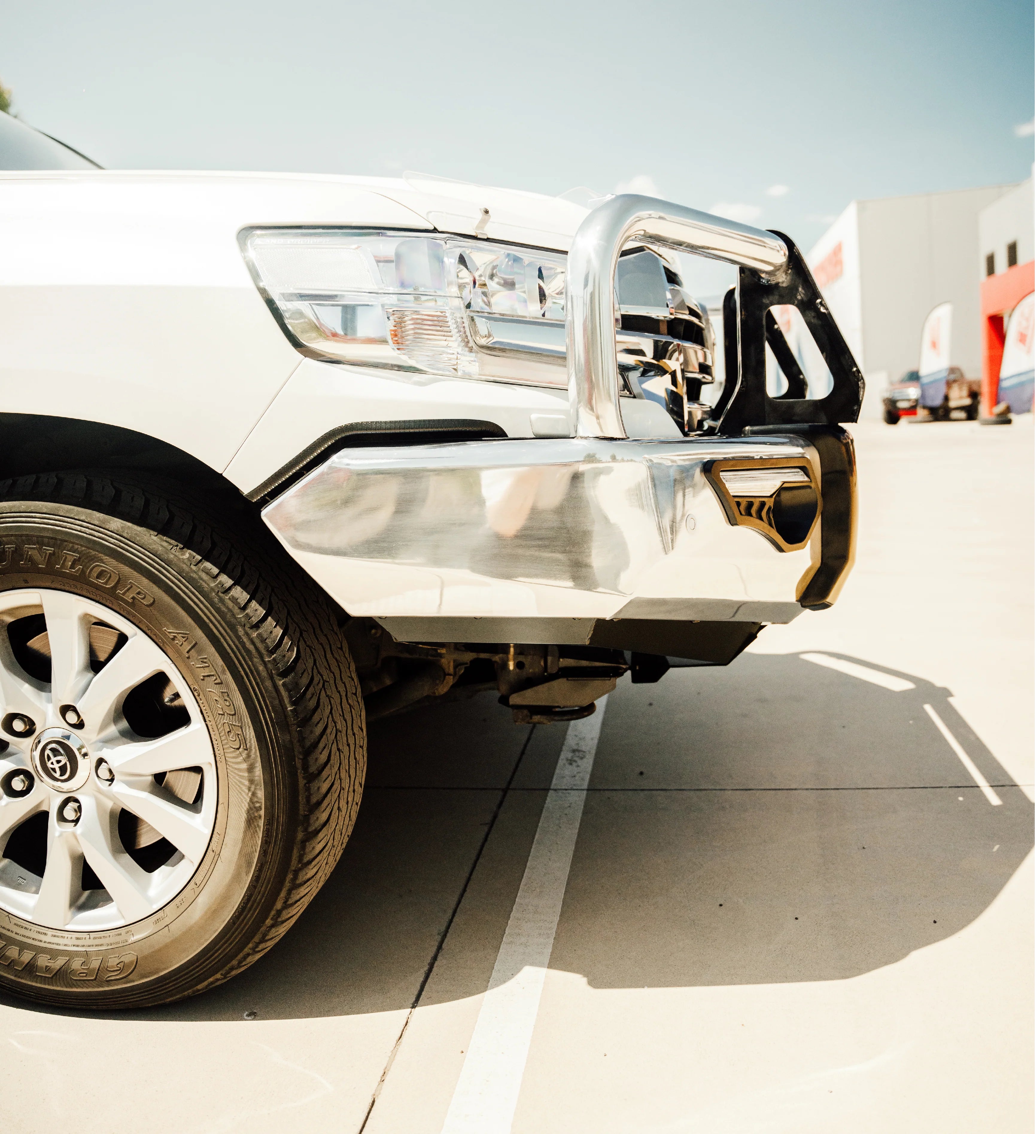 Land Cruiser 200 Series 2016-On 808-02A Alloy Phoenix Bull Bar A-Frame Package - SKU MCC-01019-802AWUP