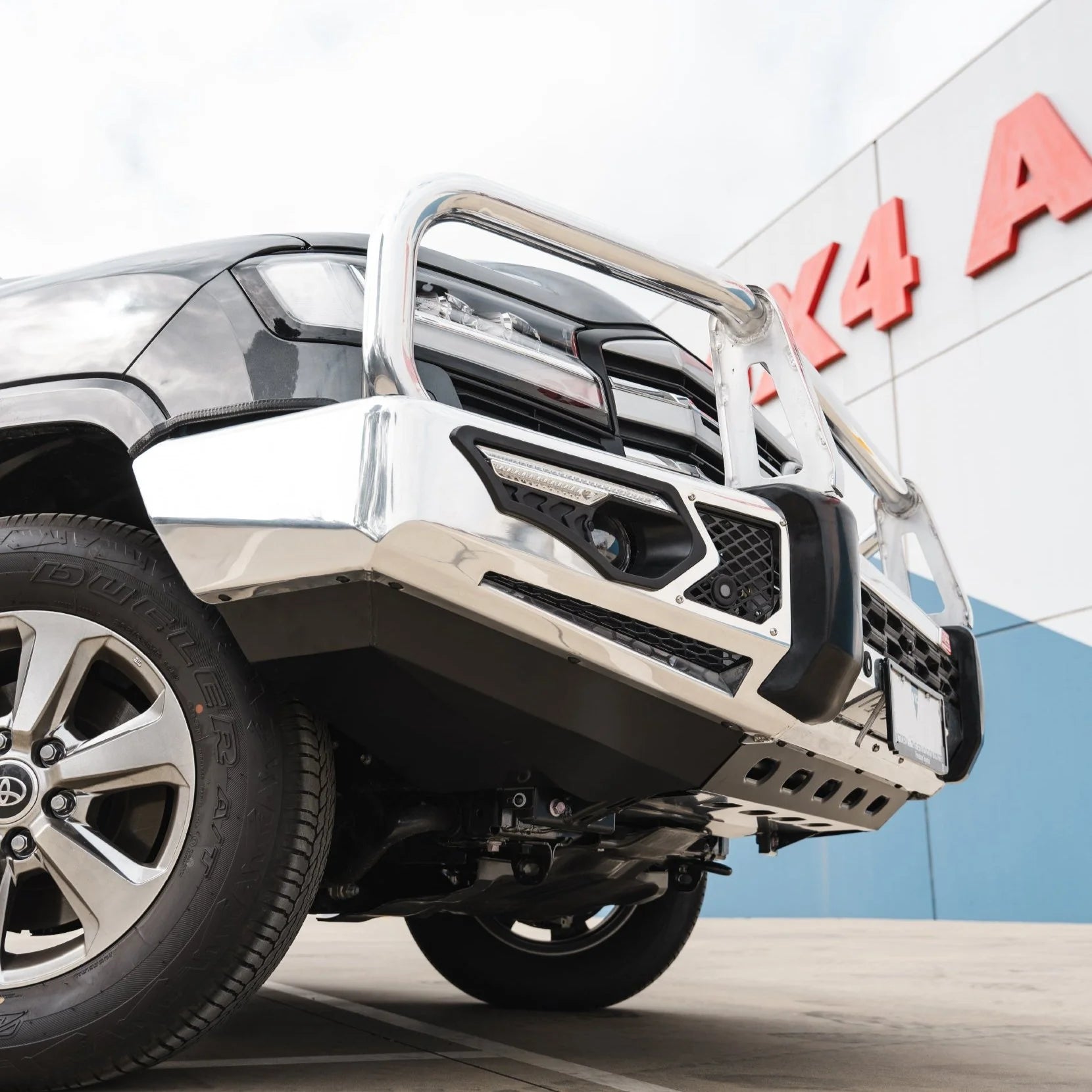 Land Cruiser 300 Series 2022-On 808-01A Alloy Phoenix Bull Bar Triple Loops Package - SKU MCC-01023-802AWUP