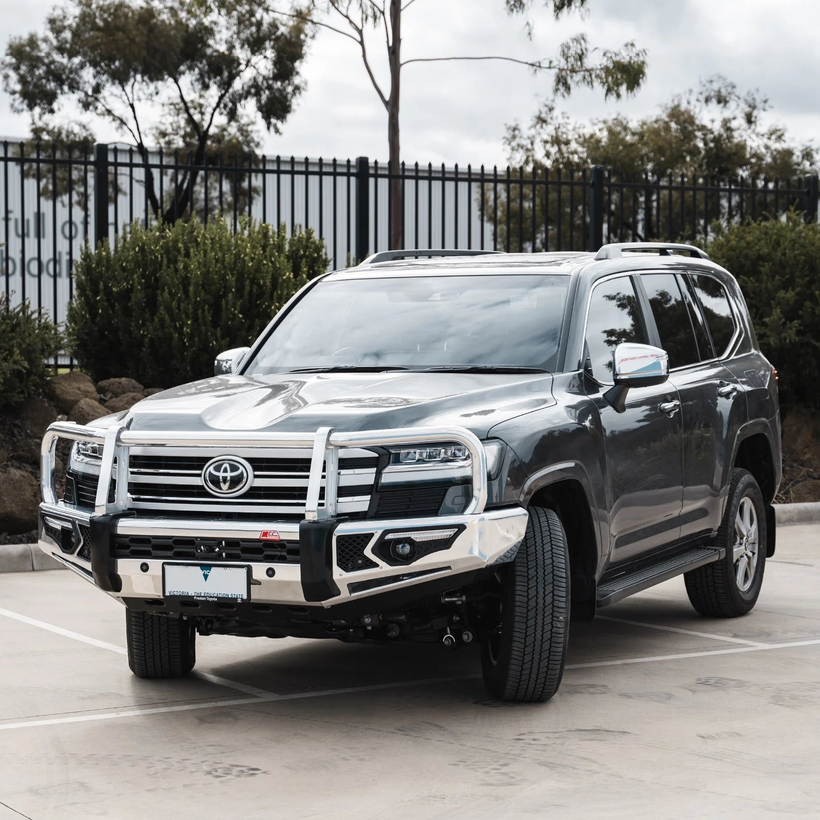 Land Cruiser 300 Series 2022-On 808-01A Alloy Phoenix Bull Bar Triple Loops Package - SKU MCC-01023-802AWUP