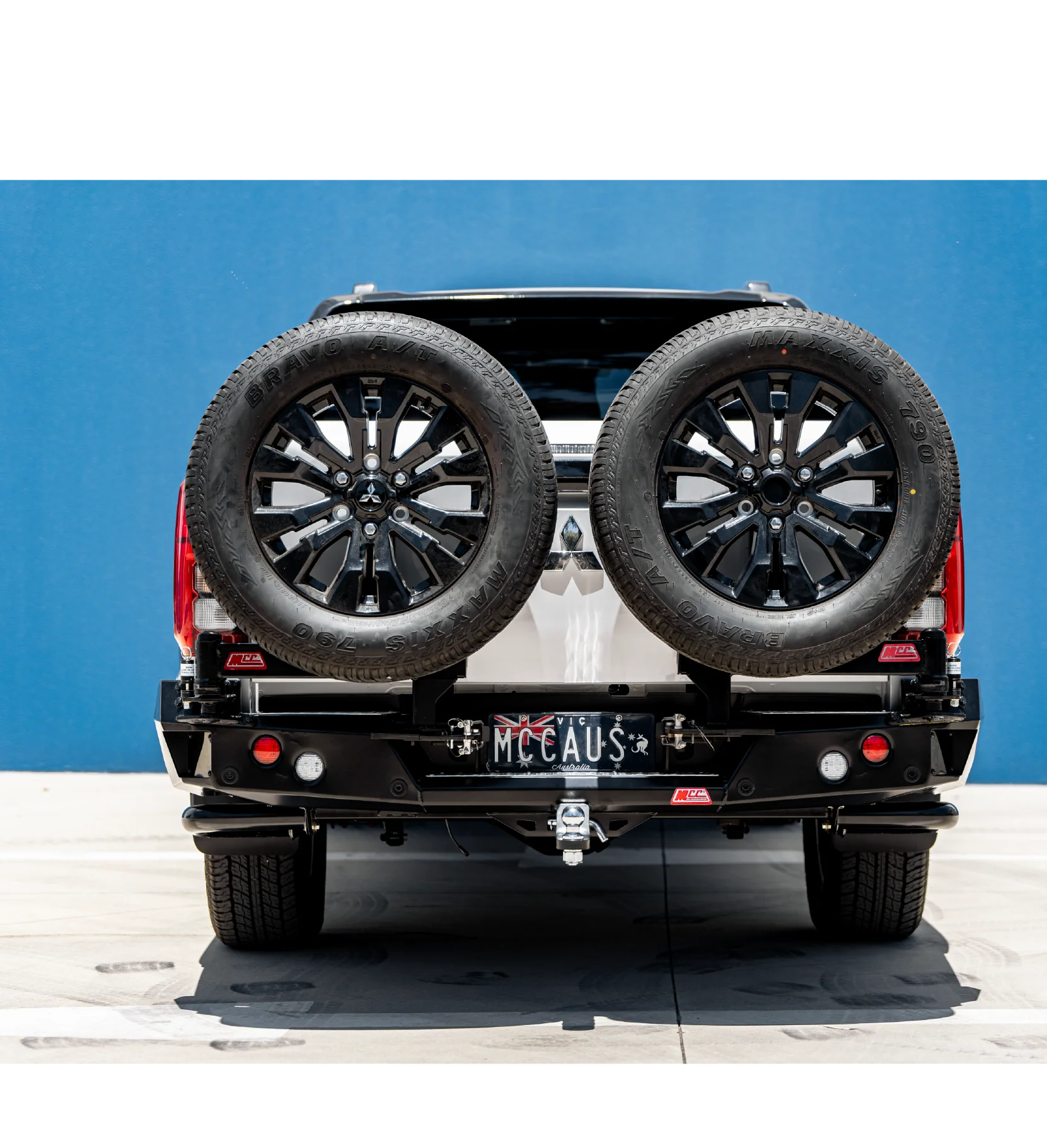 Triton MV 2024-On 022-02 Rear Wheel Carrier Dual Wheels Carrier Package - SKU MCC-02013-202PK1