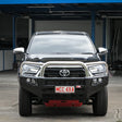 Hilux 2020-On 707-01 Falcon Bull Bar Triple Stainless Loops package (LED Foglight) - SKU MCC-01021-701FOGUP
