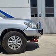 Land Cruiser 200 Series Prefacelift 707-01 Falcon Bull Bar Single Black Loops (No Foglight) - SKU MCC-01008-701SBL