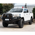 Hilux 2016-2020 707-01 Falcon Bull Bar Single Black Loops Package (No Foglight) - SKU MCC-01017-701SBL