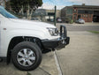 Amarok 2011-2022 707-01 Falcon Bull Bar Single Black Loops Package (No Foglight) - SKU MCC-04001-701SBL