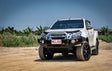 Dmax RT 2012-2016 707-01 Falcon Bull Bar Single Stainless Loops Package (LED Foglight) - SKU MCC-05002-701SSLFOGUP