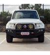 Pajero NS,NX,NT,NW 2006-2021 707-01 Falcon Bull Bar Single Stainless Loops Package (No Foglight) - SKU MCC-02004-701SSL