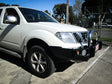Navara D40 2011-2015 707-01 Falcon Bull Bar Single Stainless Loops Package (No Foglight) - SKU MCC-03007-701SSL