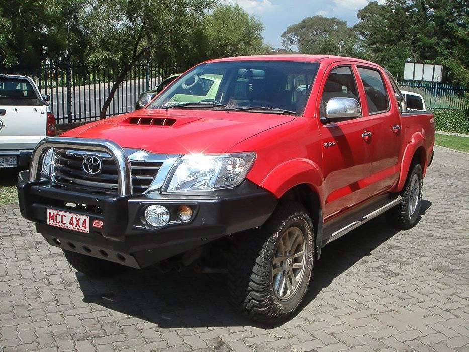 Hilux KUN26R 2012-2015 707-01 Falcon Bull Bar Single Stainless Loops Package (No Foglight) - SKU MCC-01015-701SSL