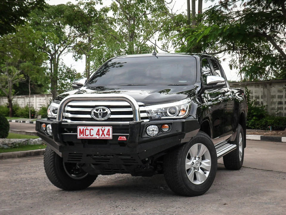 Hilux 2016-2020 707-01 Falcon Bull Bar Single Stainless Loops Package (No Foglight) - SKU MCC-01017-701SSL