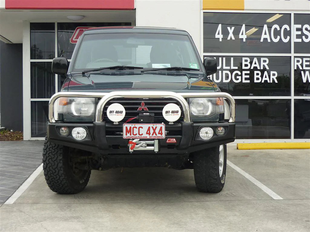 MITSUBISHI PAJERO NH,NL 91-99 FALCON BAR 3 LOOP SS+BRACKET+UP (LED FOG LIGHT)