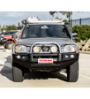 Navara D22 1997-2015 707-01 Falcon Bull Bar Triple Stainless Loops Package (LED Foglight) - SKU MCC-03008-701FOGUP