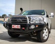 Land Cruiser 200 Series Prefacelift 707-01 Falcon Bull Bar Triple Stainless Loops (No Foglight) - SKU MCC-01008-701UP