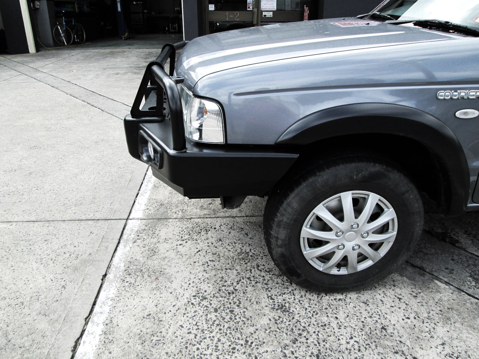 Ford/Mazda Bravo/Courier 1999-2007 707-02 Falcon Bull Bar A-Frame Package (No Foglight) - SKU MCC-05004-702