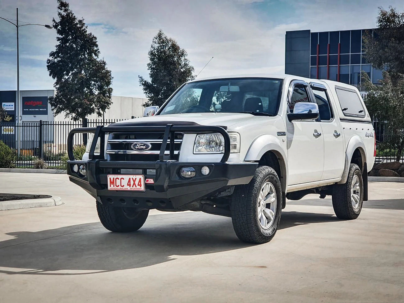 Ranger PJ 2007-2009 707-02 Falcon Bull Bar A-Frame Package (No Foglight) - SKU MCC-05001-702UP